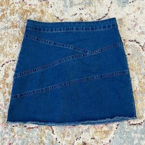 Blue Denim Skirt